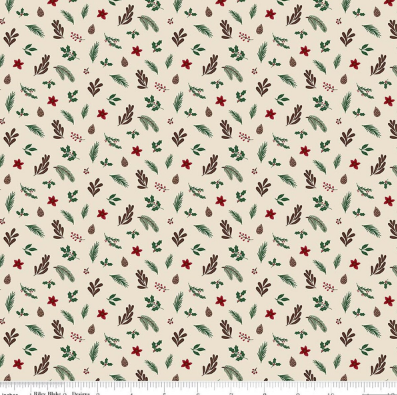 RB Foliage Linen Christmas Time