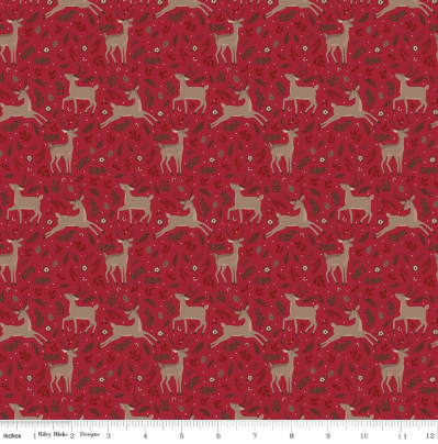 RB Deer Red Christmas Time