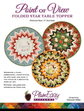 Point of View Folded Star Table Topper Pattern