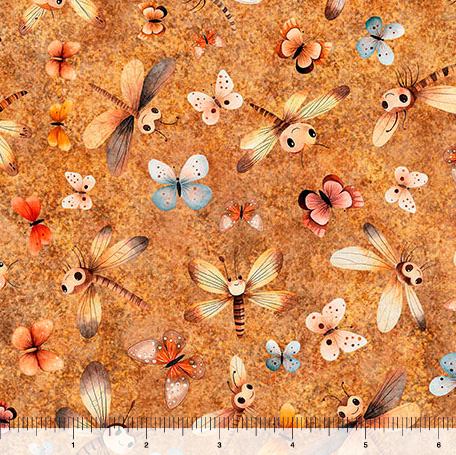 QT Dragonflies & Moths Cinnamon Pandaland