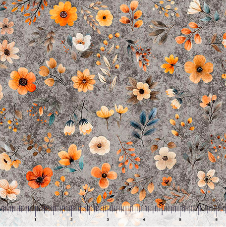 QT Small Floral Gray Pandaland
