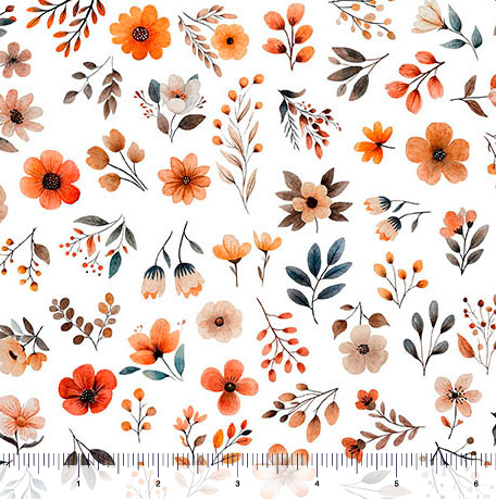 QT Small Floral White Pandaland