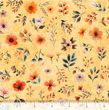 QT Small Floral Lt. Orange Pandaland