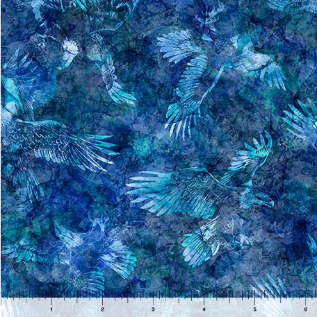 QT Eagle Tonal Blue Skyward