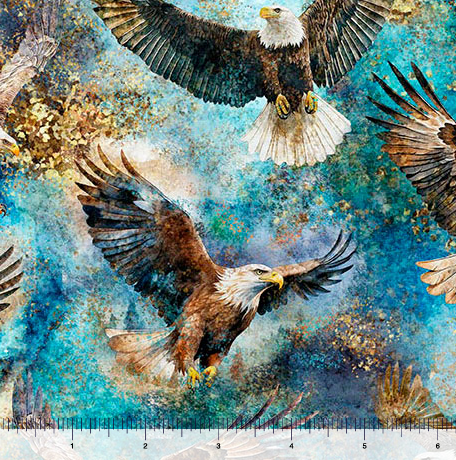 QT Eagle Teal Eagles Skyward