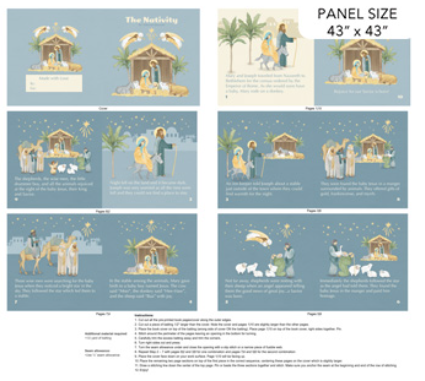 NC The Nativity Book Panel