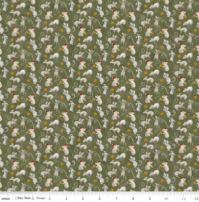 RB Mice Green Northern Christmas