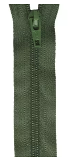 Ziplon Olive Coil Zipper 14in