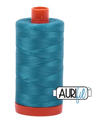 Aurifil 50wt 1300m 4182 Medium Turquoise