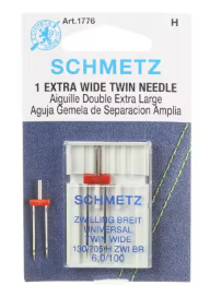 Schmetz Twin 6.0/100 1ct