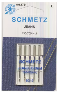 Schmetz Jeans/Denim 12/80 5pk