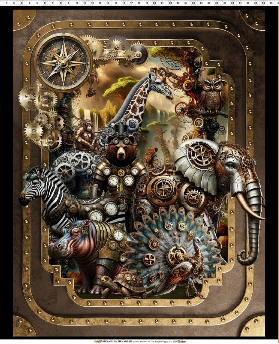 ITB Steampunk Menagerie Large Panel