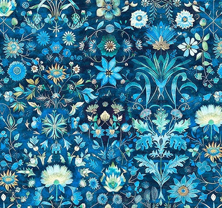 QT Folklore Floral Blue