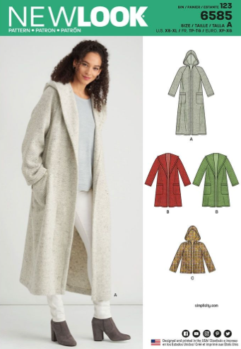 New Look Simplicity Jacket Pattern
