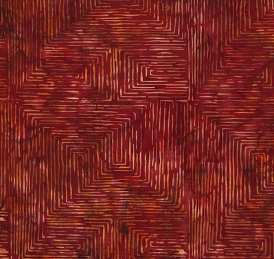 HO Batik Lined Geo Paprika