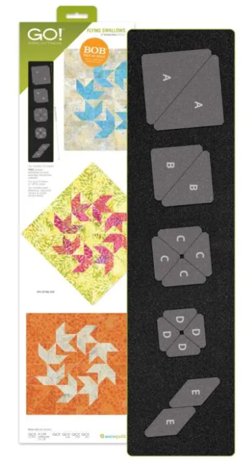 Accuquilt GO! Flying Swallows Die 12" Finished Block