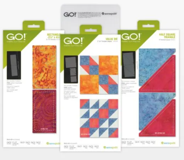 Accuquilt GO! Churn Dash-12" Block Die Bundle