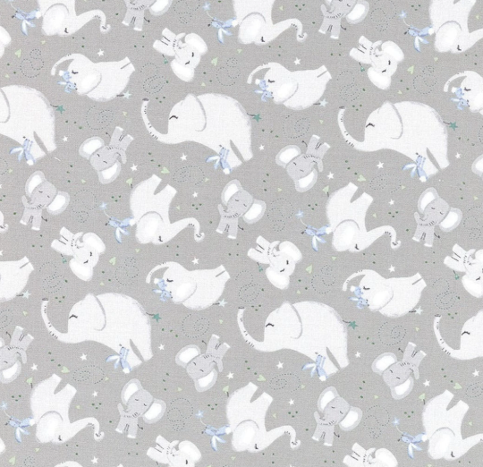 WL Safari Lullaby Grey Elephants