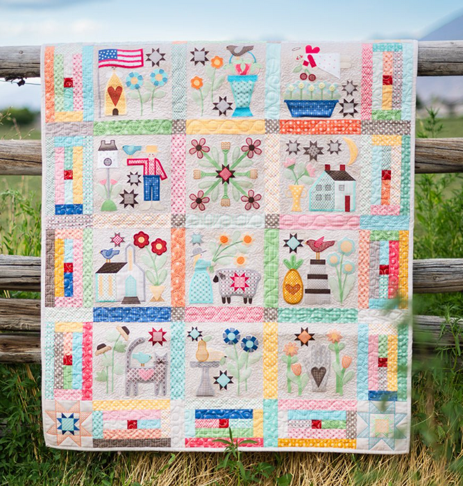 Prim Embroidery Block of the Month