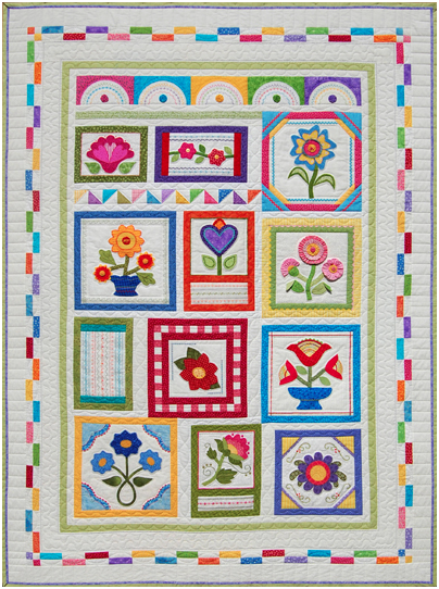 Stitcher's Garden 2 Block of the Month
