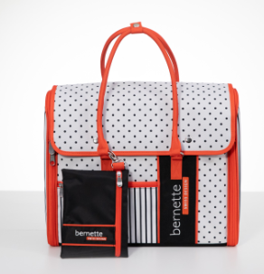 Bernette Polka-Dot Tote