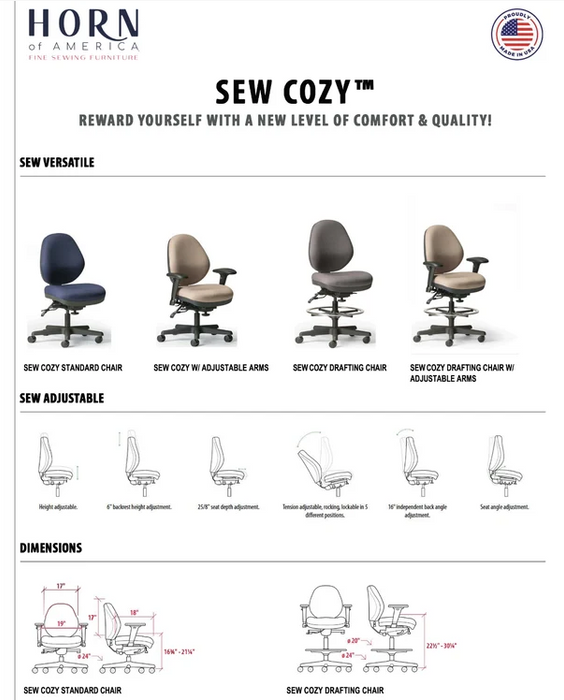 Sew Cozy Chair by Horn of America