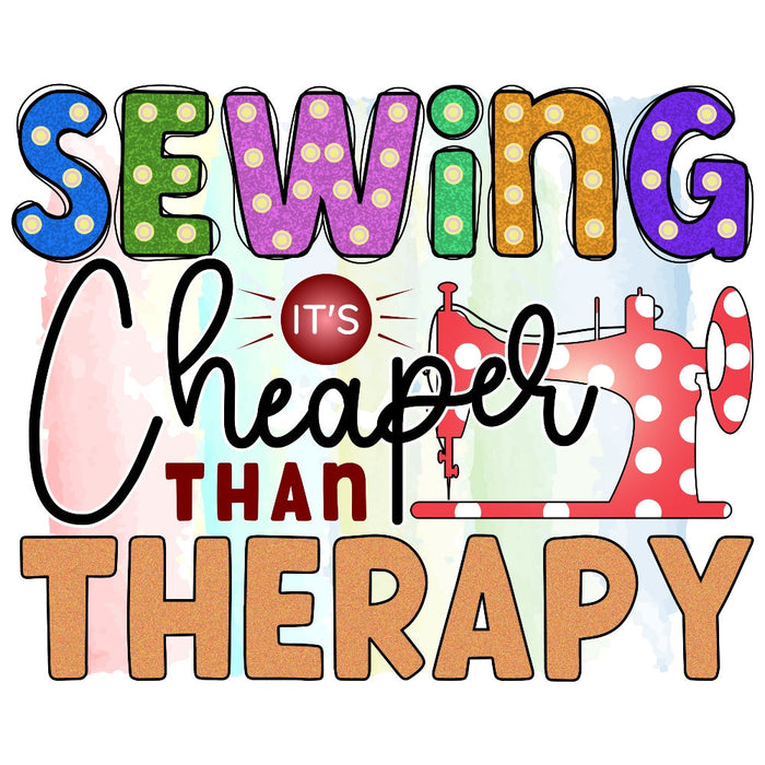 Sewing Therapy Fabric Panel