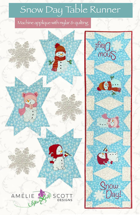 Snow Table Runner Snow Day Table Runner — High Country Quilts