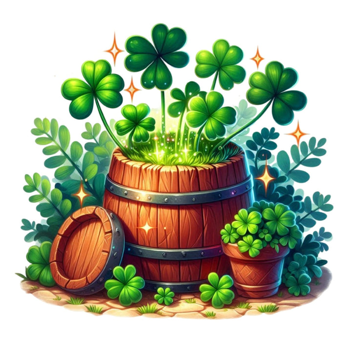 St. Patrick's Day Elements Fabric Panel 8