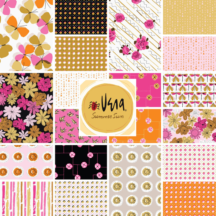 Summer Sun 10x10 Squares - 42 Pieces