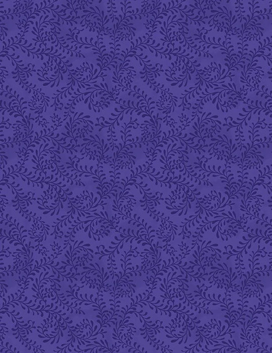 WL Swirling Leaves Purple