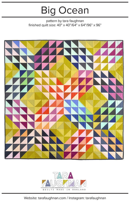 Big Ocean Quilt Pattern