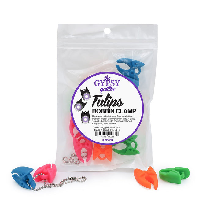 The Gypsy Quilter Tulip Clamps 12pc Bag