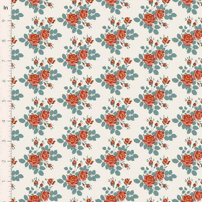 TIL Village Life - Myrtle, Teal 44in Wide