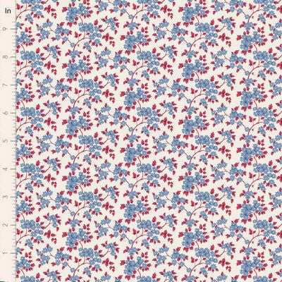 TIL Village Life - Ruth, Blue 44in Wide