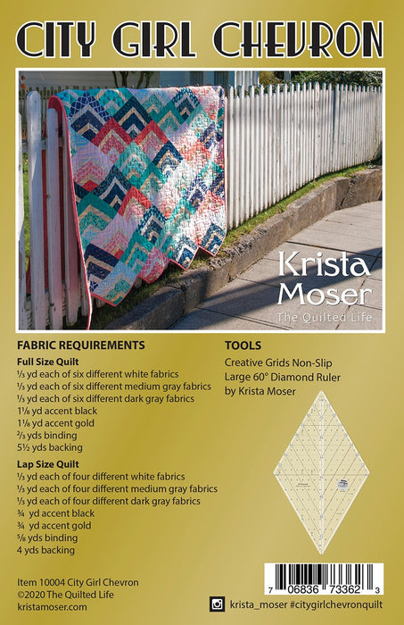 City Girl Chevron Pattern by Krista Moser