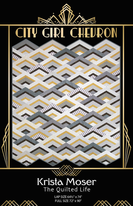 City Girl Chevron Pattern by Krista Moser