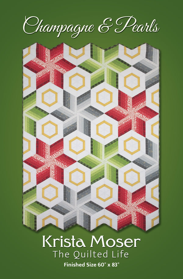 Champagne & Pearls Pattern by Krista Moser