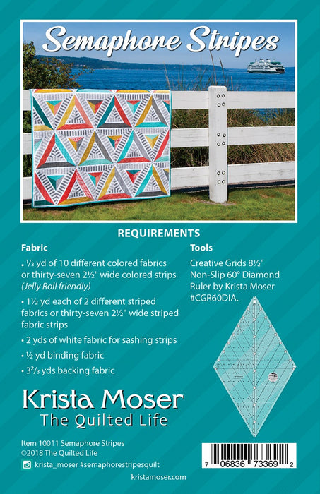 Semaphore Stripes Pattern by Krista Moser