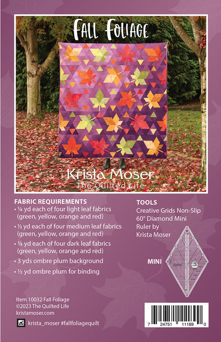 Fall Foliage Pattern by Krista Moser