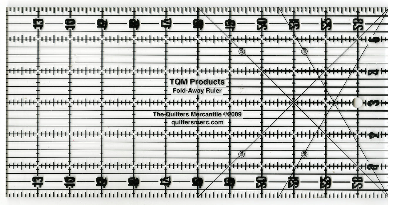 TQM The Fold Away Retreat Ruler 6in x 24in