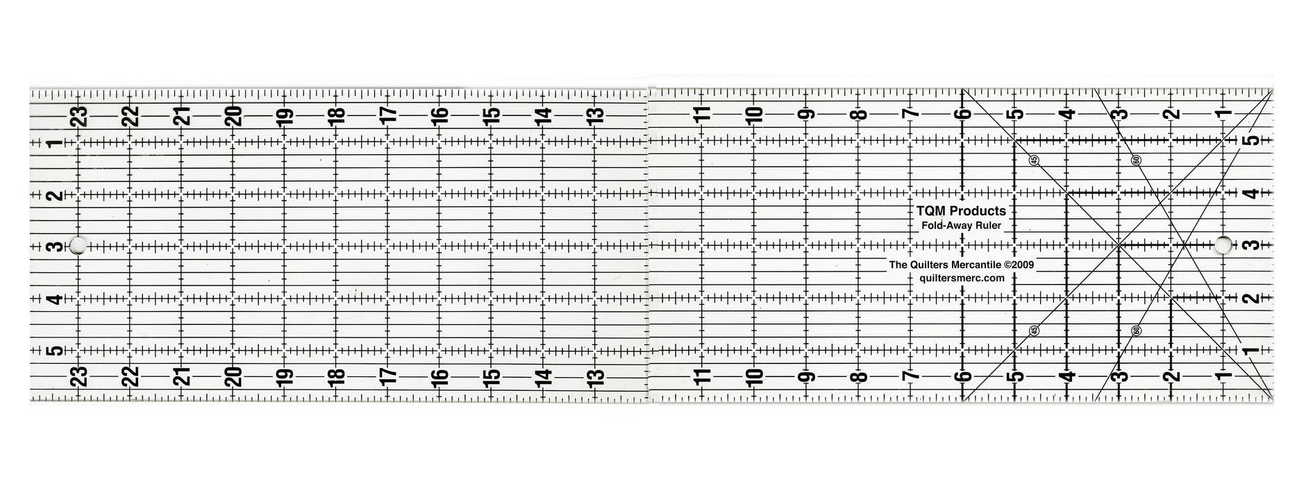 TQM The Fold Away Retreat Ruler 6in x 24in