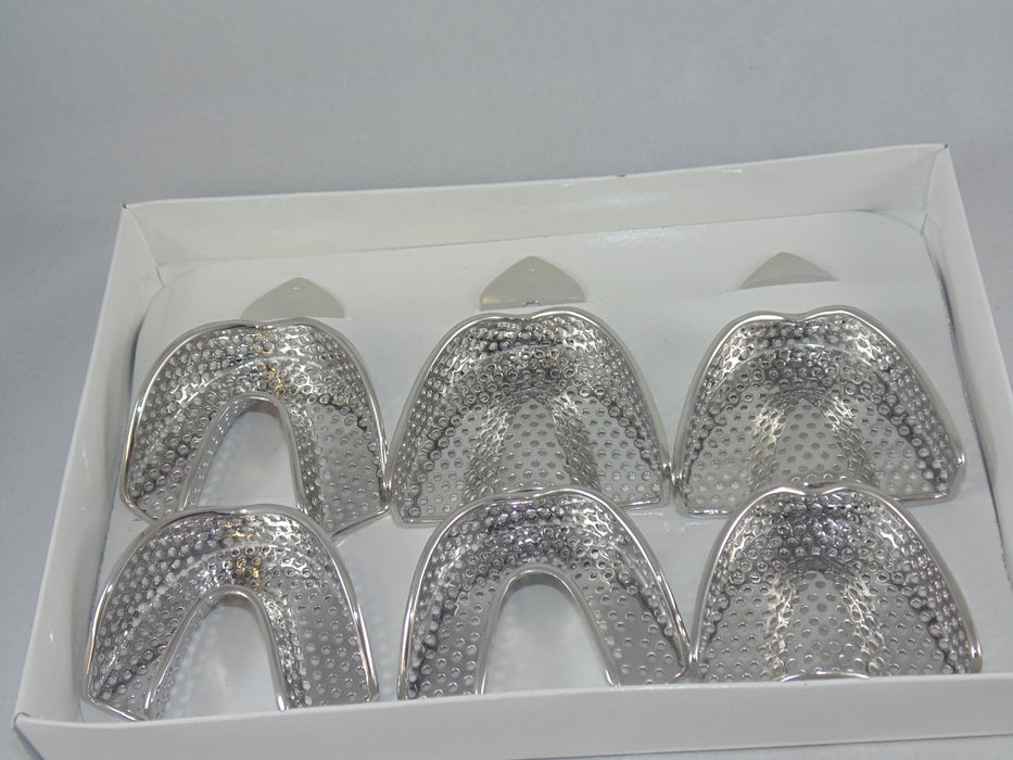 Impression Tray Set of 6, Perforated