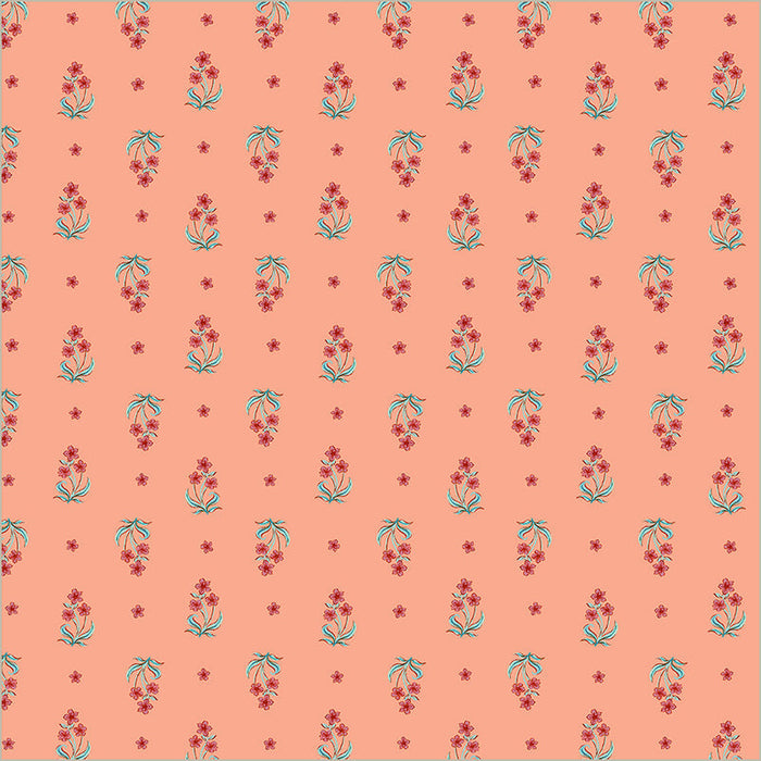 Tapestry Posy Petal Cotton 43”/44” Fabric Per Yard