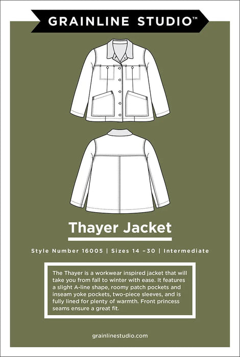 Thayer Jacket Sizes 14-30