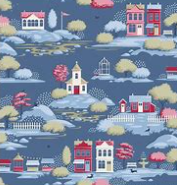 Tilda Blue Fat Quarter Bundle-Village Life
