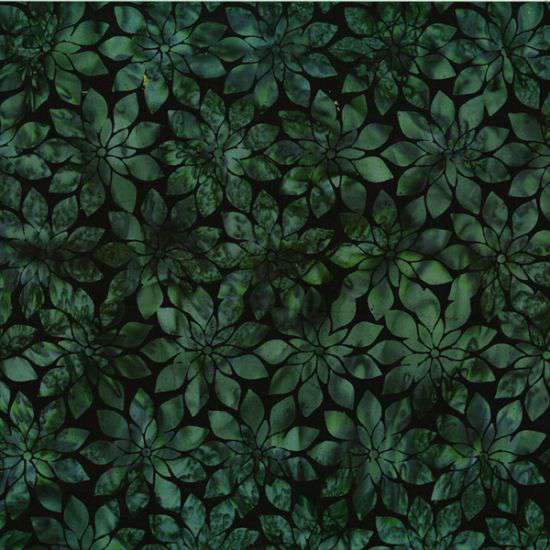 Hoffman Batik Floral Rosemary