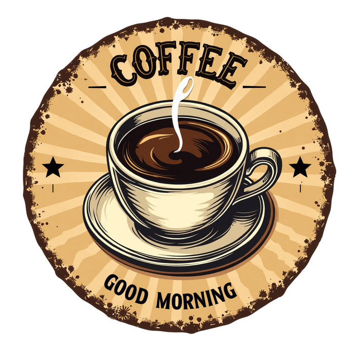 Vintage Coffee Signs Fabric Panel 7
