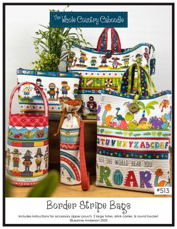 Border Stripe Bags - The Whole Country Caboodle