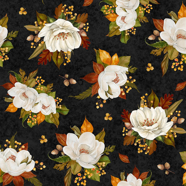 WL Floral Toss Black Oh my Gourd!